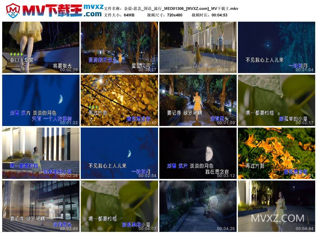 金晨-思念_国语_流行_MED01306